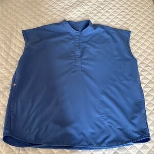 Figs Rafaela Ceil Blue Scrub Top